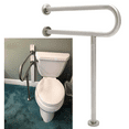thumbnail image 1 of HECASA 24" Grab Bars Toilet Bathtub Handrail 304 Handicap Rails Bathroom Safety Wall Mount Floor Support Assist Bar on Slip Hand Grips for Disabled Elderly Handicapped Pregnant Woman, 1 of 14