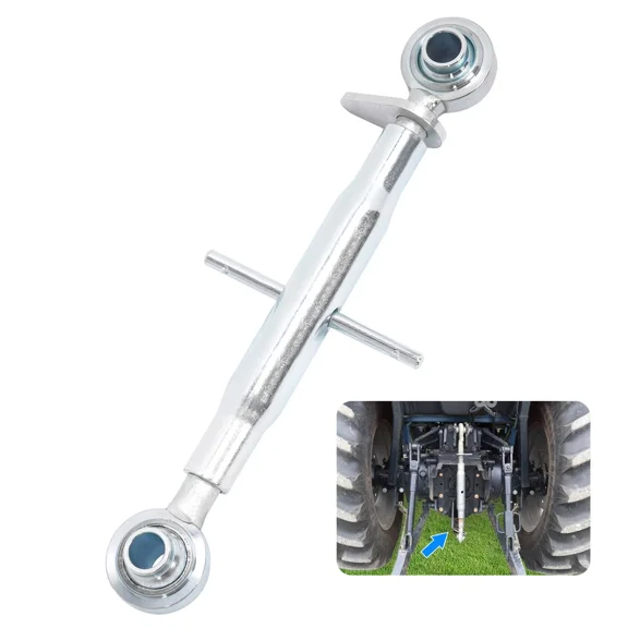 HECASA 3-Point Hitch Top Link Fit Category 1 Tractors Three-Point Hitch Part 15 Body Adjustable Galvanized