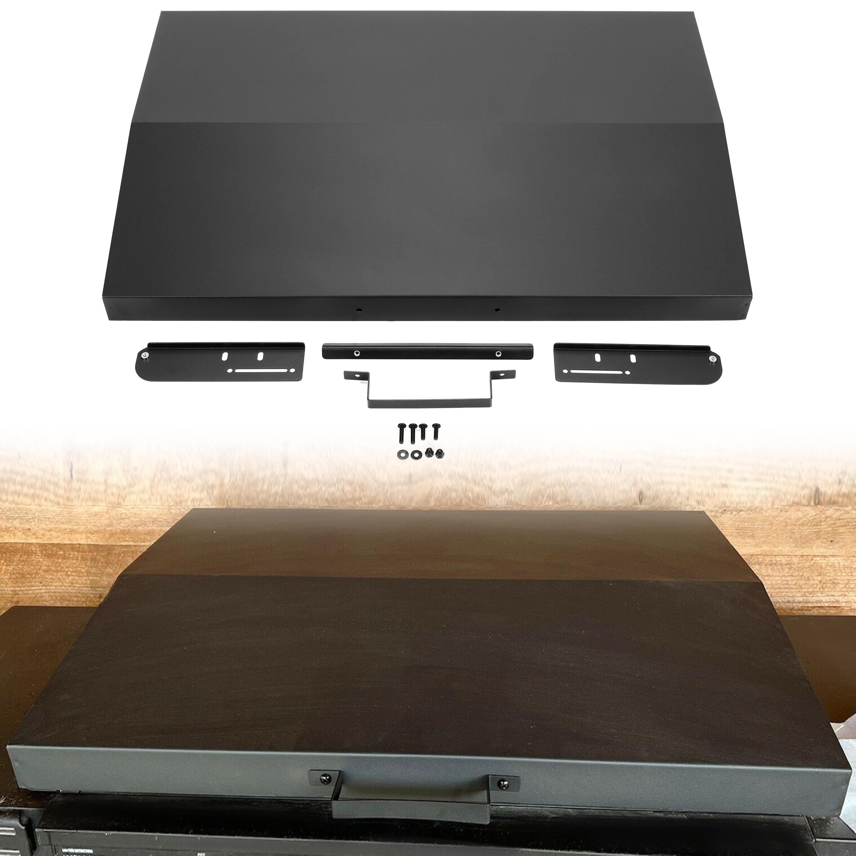 HECASA 36" Grill Hood Hinged Griddle Lid Cover for 36in Blackstone Flat