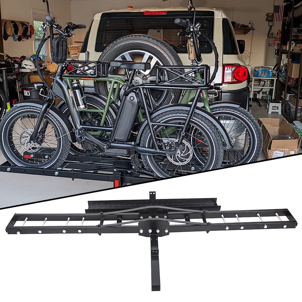HECASA 500LBS Steel Motorcycle Scooter Dirt Bike Carrier Hauler Anti