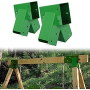 HECASA A-Frame Brackets Set for DIY Wooden Swing Construction Set Heavy Duty Steel 2 Brackets