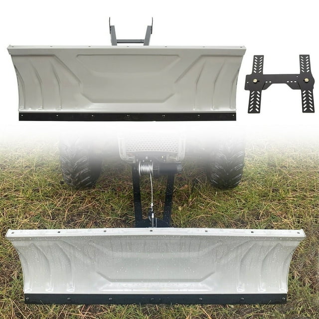 "HECASA 48"" Adjustable ATV Snow Plow Blade Kit for Honda, Kawasaki, Polaris, CanAm, Yamaha