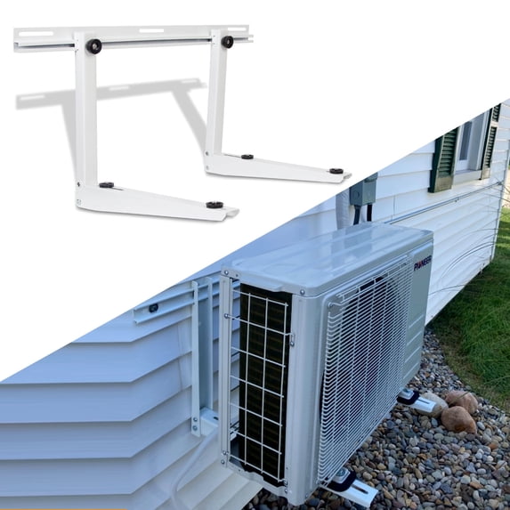 HECASA Air Conditioner Bracket Wall Mounting Support Universal Heavy-Duty Steel