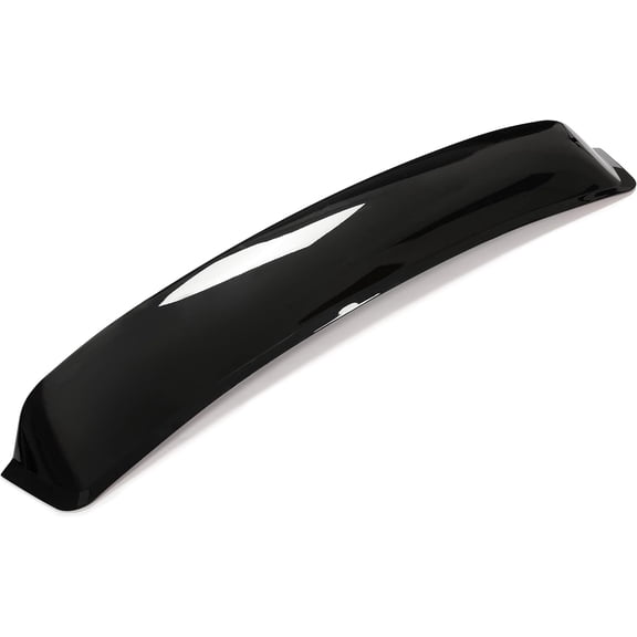 HECASA Black Abs Plastic Window Compatible with 2004-2008 Acura Tsx Rear Window Roof Sun Rain Shade Vent Visor Spoiler Wing Painted Black 2004-2008