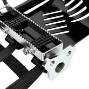 HECASA Black Aluminum Bar Compatible with All Years Kawasaki Kfx 700 Aluminum Net Side Step Bar Black