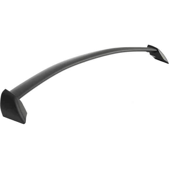 HECASA Black Bar Compatible with 2002-2007 Subaru Impreza Wrx Sti Roof Top Wing Rear Window Spoiler Abs Plastic Black 2002-2007