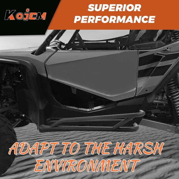 HECASA Black Bar Compatible with 2019 Honda Talon 2019 Replacement For Nb-h-tal-00