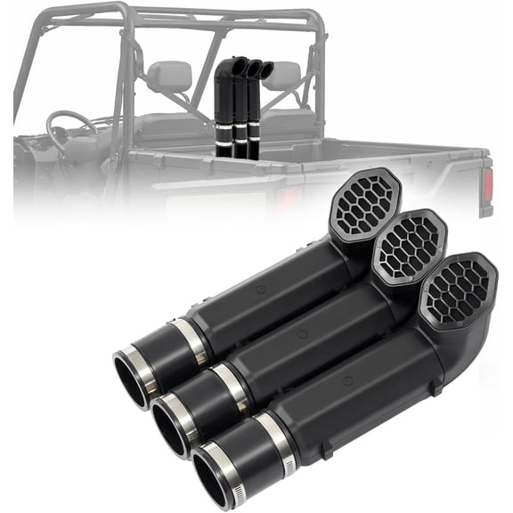 HECASA Black Plastic Kit Compatible with 2014-2020 Polaris Ranger 500 570 Midsize Utv Models Painted Black 2014-2020