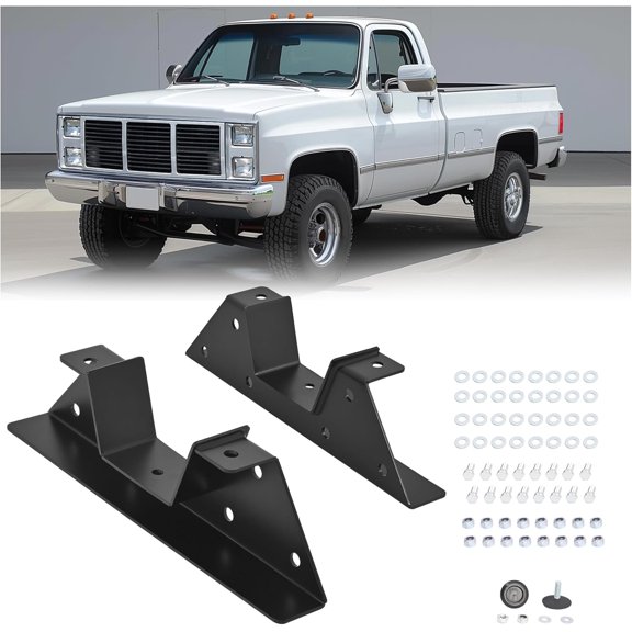 HECASA C Notch Compatible with 1973-1987 Chevrolet C10 C20 C30 R20 R30(Silverado, Custom Deluxe, Scottsdale, Big Ten, Cheyenne ) 1973-1987 GMC C2500 C3500 R2500 R3500