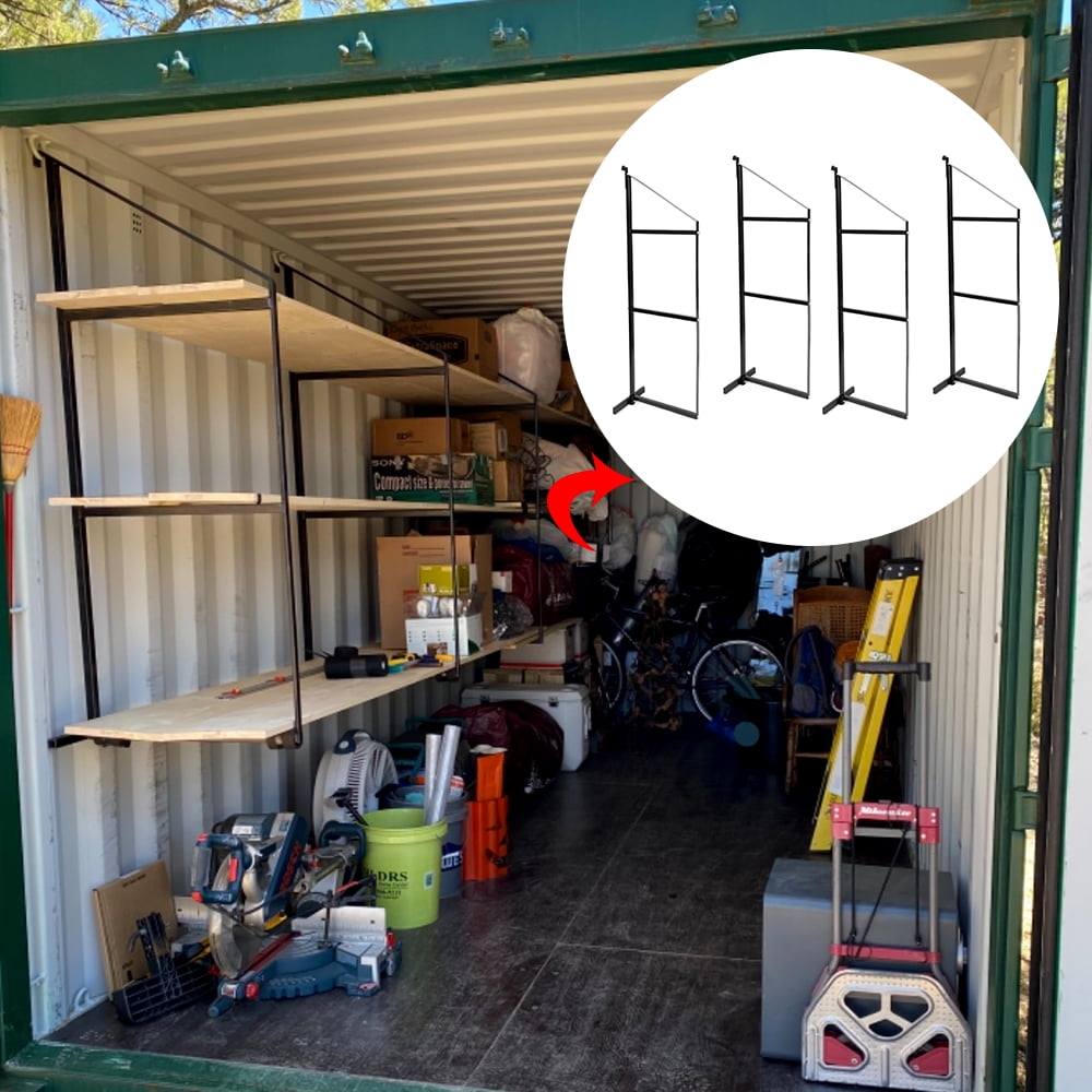 How To Install Shipping Container Shelving Brackets 