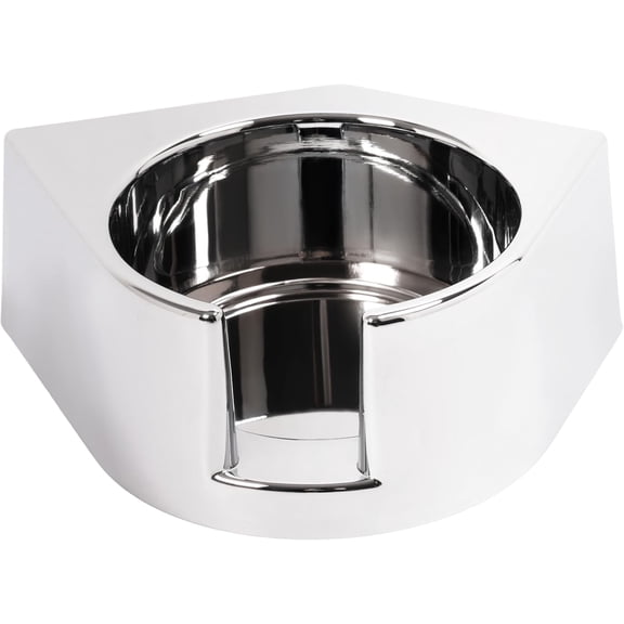HECASA Console Cup Holder Compatible with Freightliner D S-classic FLD Plastic ABS Chrome Silvery