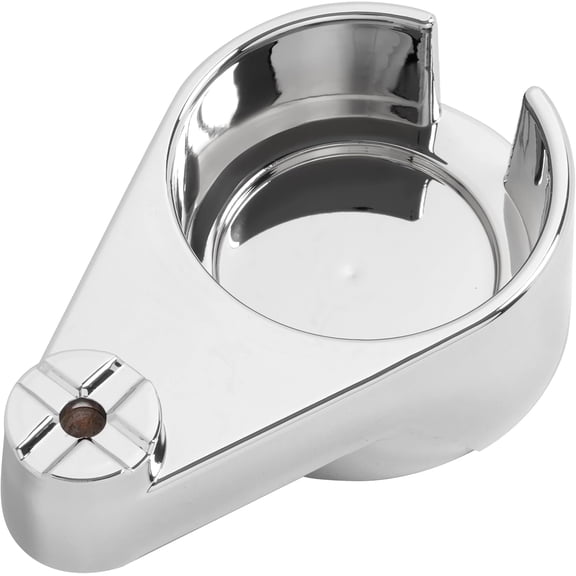 HECASA Console Cup Holder Compatible with Freightliner P S-classic FLD Plastic ABS Chrome Silvery