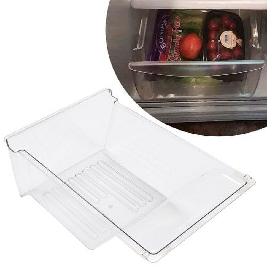 HECASA Crisper Pan Bottom for Frigidaire Refrigerator Kenmore Rep
