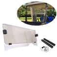 thumbnail image 1 of HECASA EZGO RXV Windshield Tinted Folding Smoke Style Impact Resistant Windscreen for 2008 - UP Golf Cart, 1 of 13