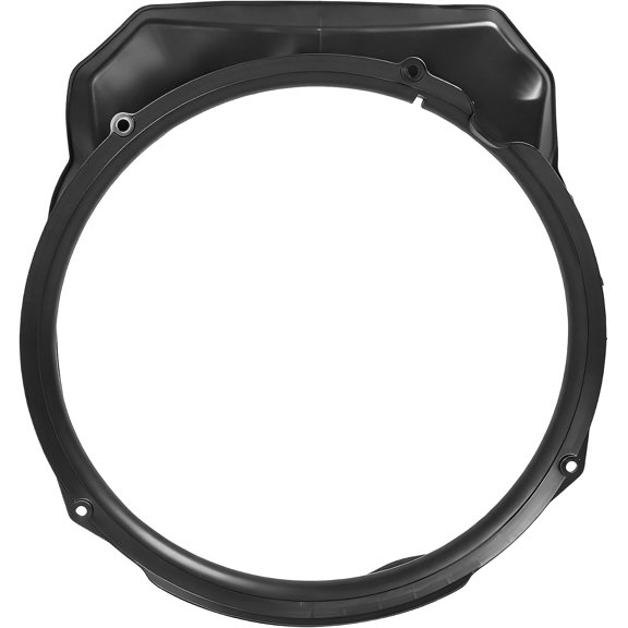 HECASA Fan Shroud Compatible with 2004-2010 Dodge Ram 3500 Replacement for 55056985AB Plastic PP TPE Black