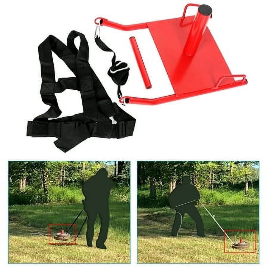 HECASA Fitness Sled Weight Sled Push Pull Power Speed Sled W/ Harness