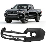 HECASA Front Bumper Cover Pp Textured Black Compatible with 2016-2023 Toyota Tacoma Replacement for 5211904907