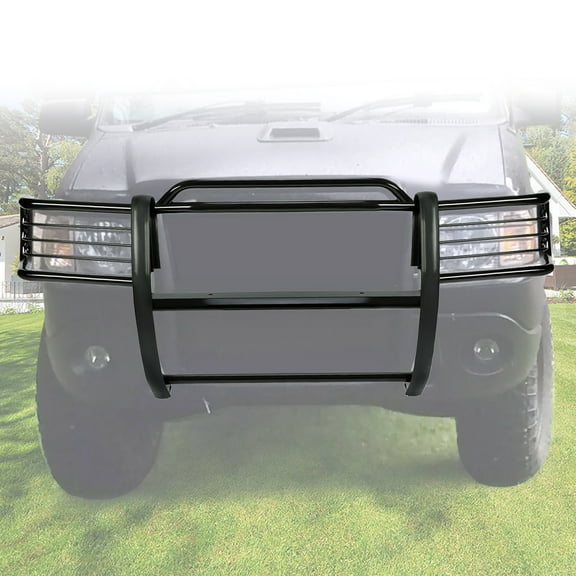 HECASA Front Grille Brush Guard Grill for Ford Ranger Mazda B4000 Pickup Truck 2001 02 03 04 05 06 07 08 09 10 11 2012 Powder Coated Black Steel