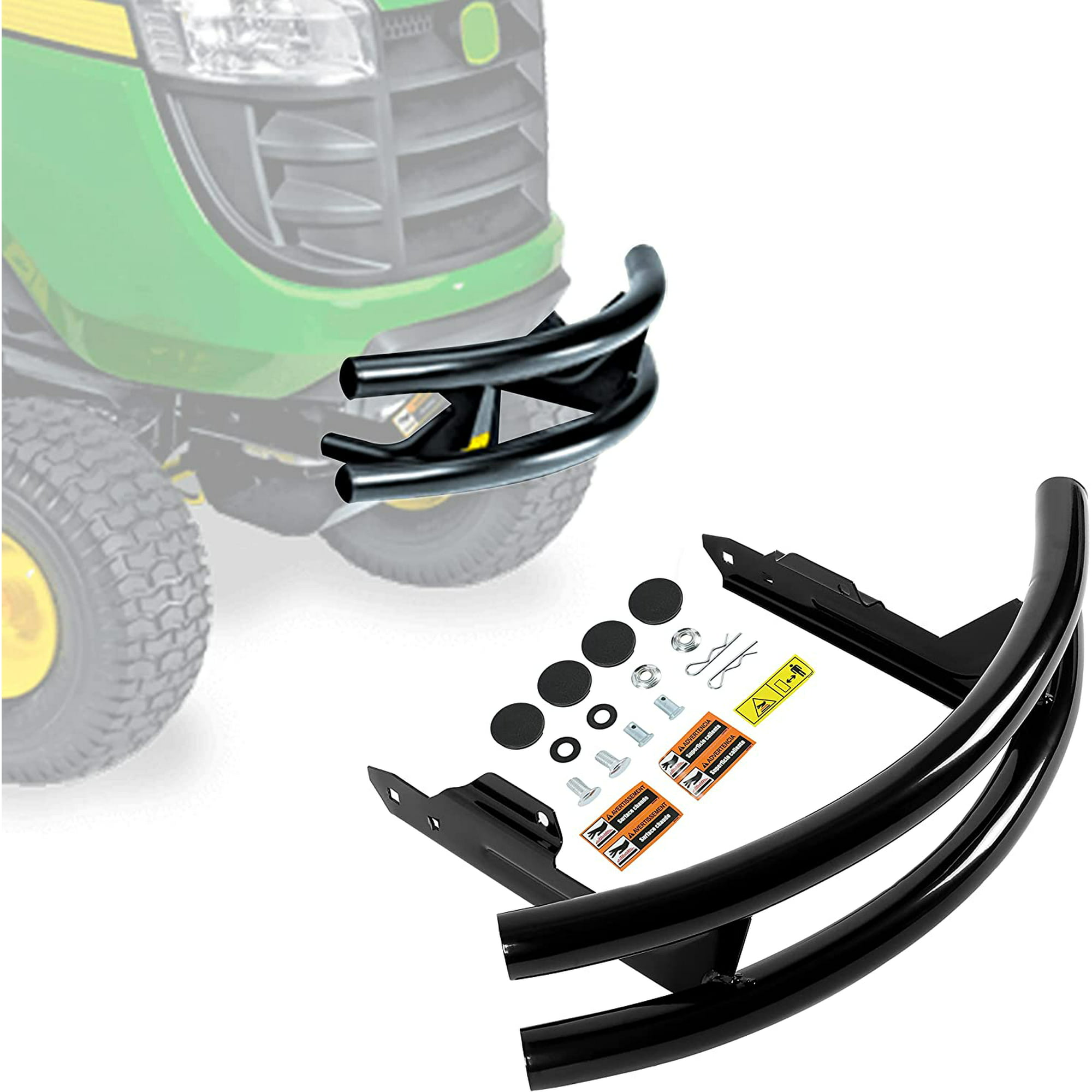HECASA Front Tubular Brush Bumper Guard for John Deere 100 Series Lawn