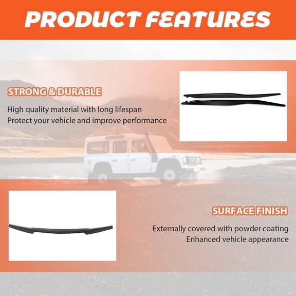 HECASA Glossy Black Rocker Panel Compatible with 2014-2019 Corvette C7 Side Part Skirt Tail Roof Top Lid Glossy Black 2 Packages 2014-2019