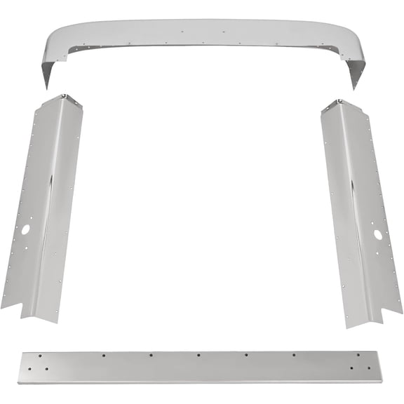 HECASA Grille Surround Compatible with Fits Peterbilt 379 Extended Hood