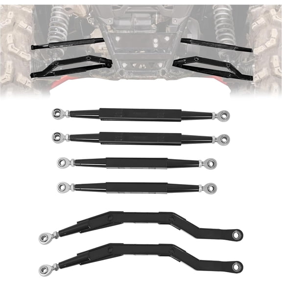 HECASA High Clearance Rear A Arm Compatible with 2020+ Kawasaki Teryx KRX 1000 Replacement for RA-K-KRX-BX-HC-02 A-Arm Adjustable Left&Right