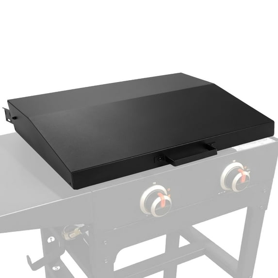 HECASA Hinged Griddle Lid 28-inch for Blackstone Griddle with Rear Grease Collection Steel
