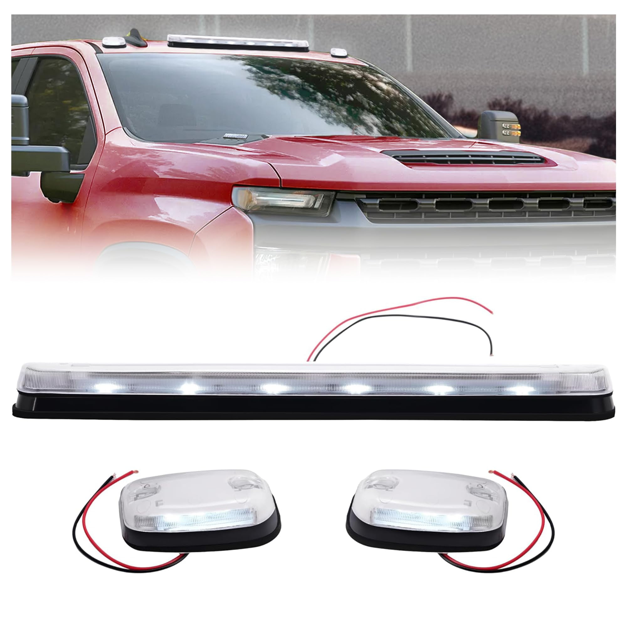 HECASA LED Roof Marker STF9 Light Compatible with 20072021 Chevy
