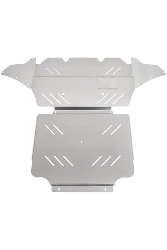 Lower Engine Splash Shield Compatible with 2008-2016 Audi A4 2.0L Turbo Aluminium Silvery