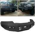 thumbnail image 1 of HECASA Offroad Front Bumper,Fit for 2004-2008 Ford F150, 3 pieces Powder Coated ,Steel W/LED Lights D-Rings Winch Mount Bumper Assembly - 2 Packages, 1 of 11