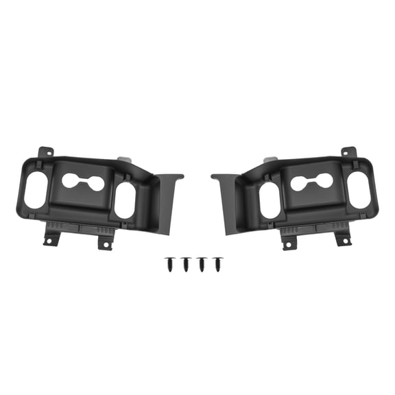 HECASA Pair Front Bumper Tow Hook Bolt Cover Cap Compatible with 2017-2019 Ford F-250 F-350 F-450 F-550 Super Duty replace for HC3Z8311H HC3Z8310G