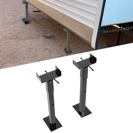 HECASA RV Slide Out Stabilizer Jacks Universal Extendable from 20" - 48" Enhance RV Camper and Travel Trailer Stability 2 Packs Heavy Duty Steel