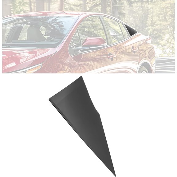 HECASA Rear Quarter Molding Cover Compatible with 2016-2022 Toyota Prius Replacement for 62506-47012 Outer Pillar Molding Rear Triangular Cover Plate L