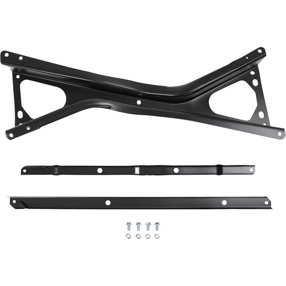 HECASA Rear Spare Tire Frame Crossmember Compatible with 1988-1998 Chevrolet Silverado GMC Sierra 1500 2500 3500 Steel Powder Coated Black Frame Crossmember