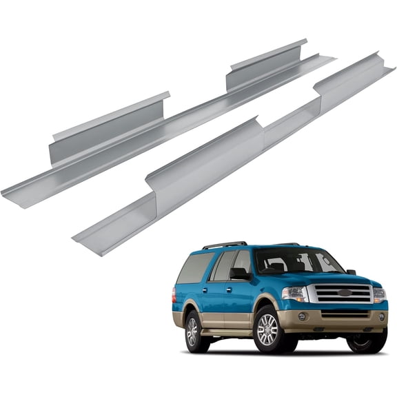 HECASA Rocker Panel Compatible with 2007-2017 Ford Expedition EL Models Only