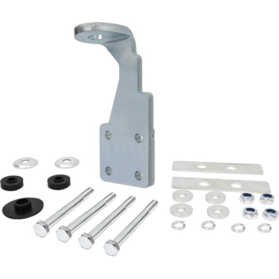 HECASA Shock Mount Reinforcement Bracket Kit Steel Zinc Plated Silvery Rear Shock Mount Right Passenger Side Bolt on