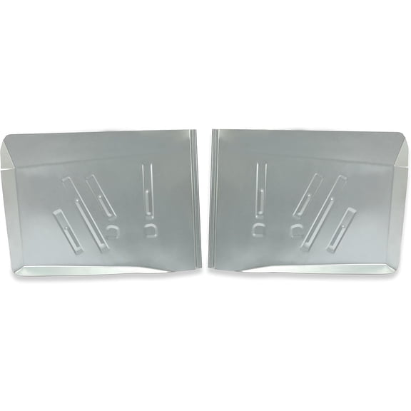 HECASA Silver Floor Pan Compatible with 1955-1957 Chevrolet Chevy All Models Steel Silvery Cab 4pcs 1955-1957