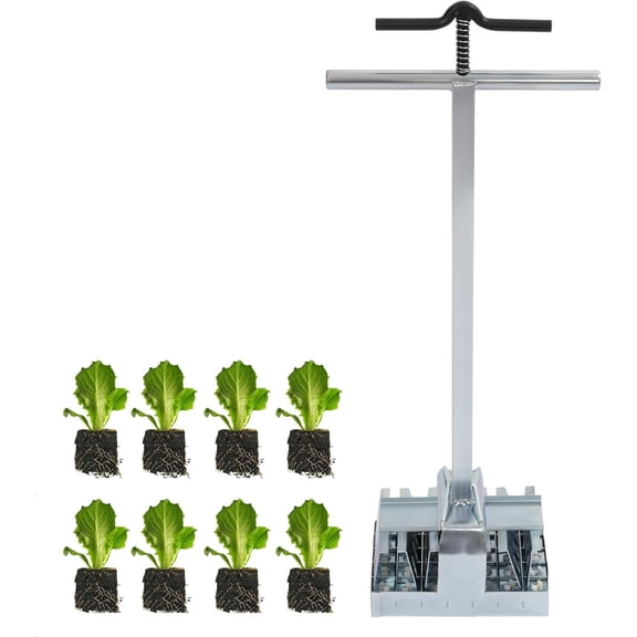 HECASA Soil Block Maker Soil Blocker Compatible with The 1020 Tray Suitable for Seeding, Seed Starting, Seed Starting Soil, Propagating Cuttings, or Tr