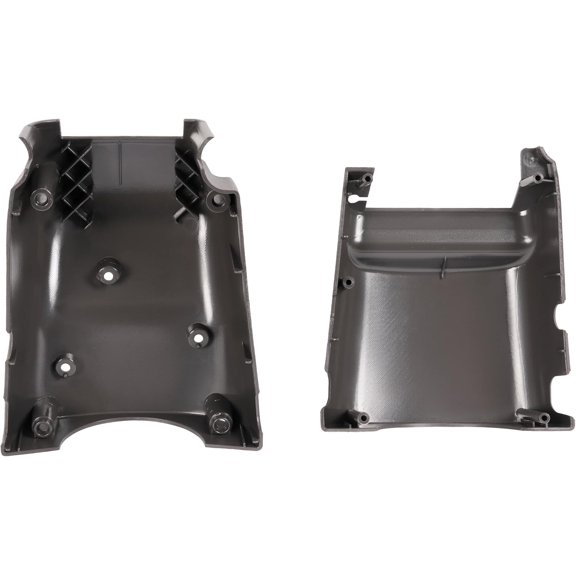 HECASA Steering Column Cover Compatible with 1990-1995 Toyota 4RUNNER Plastic ABS Textured Brown-gray