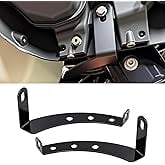 HECASA Upper Inner Fairing Cowl Hidden Support Brackets Compatible with Harley Davidson Road Glide 1998-2013