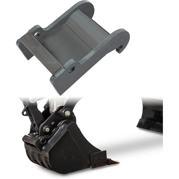 HECASA X-Change Coupler Bracket Quick Attach Compatible with Bobcat E-Series Models Mini Excavator Attachments Bucket Mounting Accessories Steel