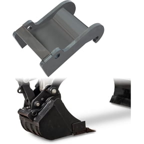 HECASA X-Change Coupler Bracket Quick Attach Compatible with Bobcat E-Series Models Mini Excavator Attachments Bucket Mounting Accessories Steel