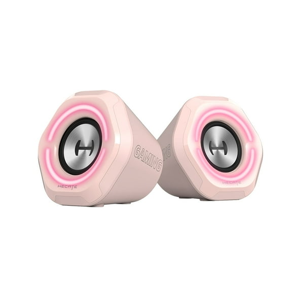 HECATE G1000 USB Powered Bluetooth 5.3 Gaming Speakers with USB 3.5mm Aux Bluetooth Input and RGB Lights