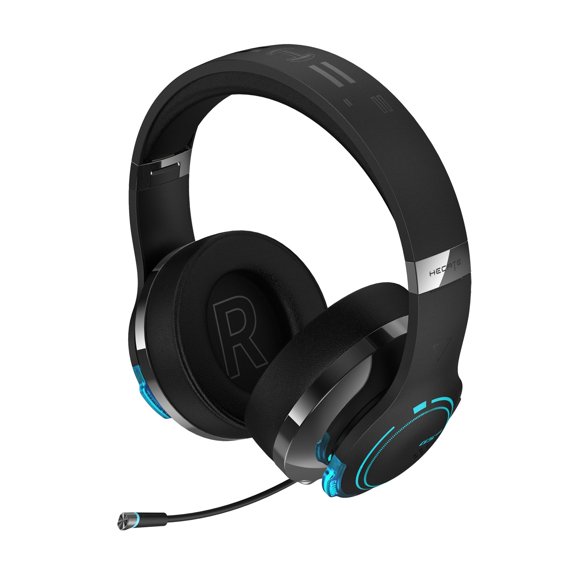 HECATE G5BT Bluetooth 45ms Low Latency Wireless Gaming Hi-Res Audio Headset With Retractable Microphone