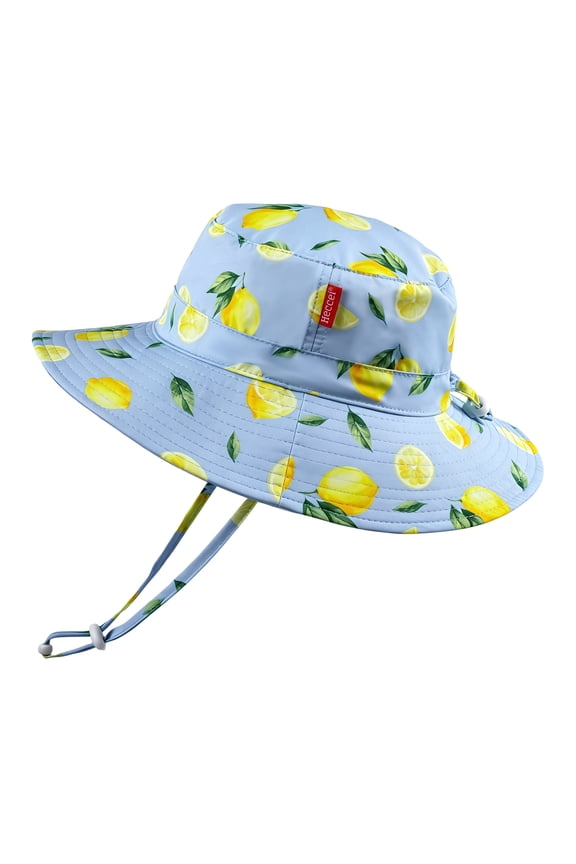 Baby Sun Hat UPF 50+ Sun Protection Hat, 6-24 Months, Lemon