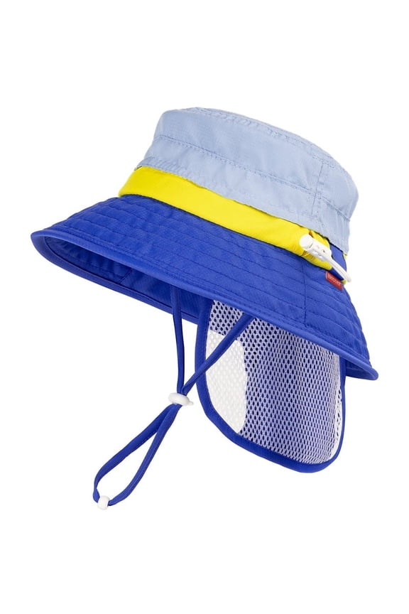 Infant Sun Hat UPF 50+ Sun Protection Hat, 6-24 Months, Blue