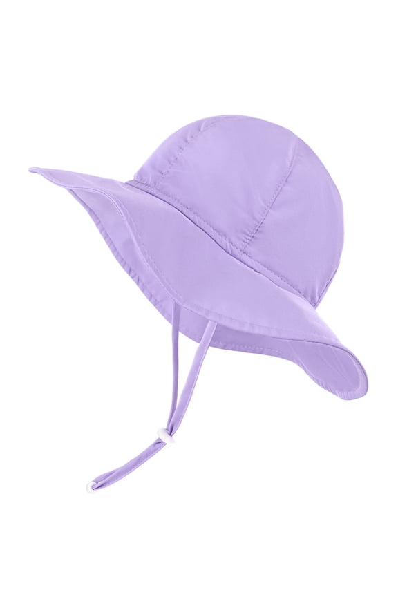Infant Sun Hat UPF 50+ Sun Protection Hat Summer Caps, 6-24 Months, Purple