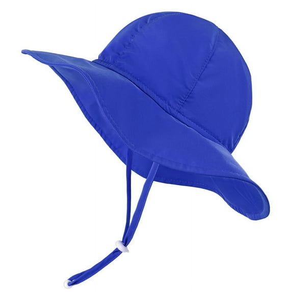 HECCEI Infant Sun Hat UPF 50+ Sun Protection Hat Summer Caps, 6-24 Months, Blue