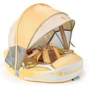 HECCEI Mambobaby Float with Canopy Non Inflatable Pool Swim Float, Angel Gold