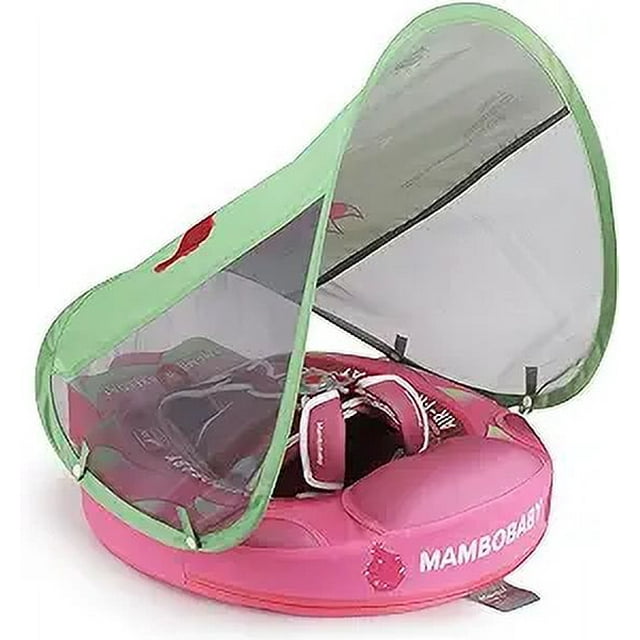 HECCEI Mambobaby Float with Canopy Noninflatable Pool Floats Swimming